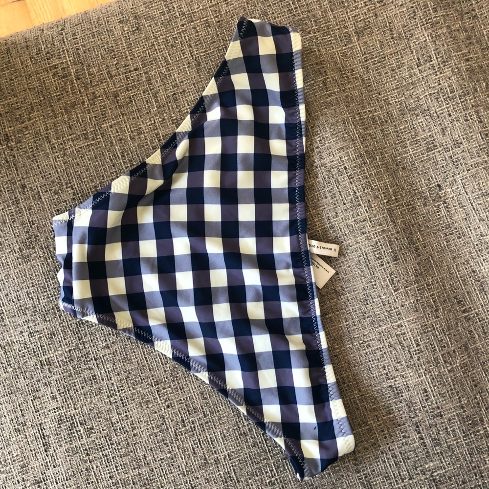 Solid & Striped plaid bikini bottoms